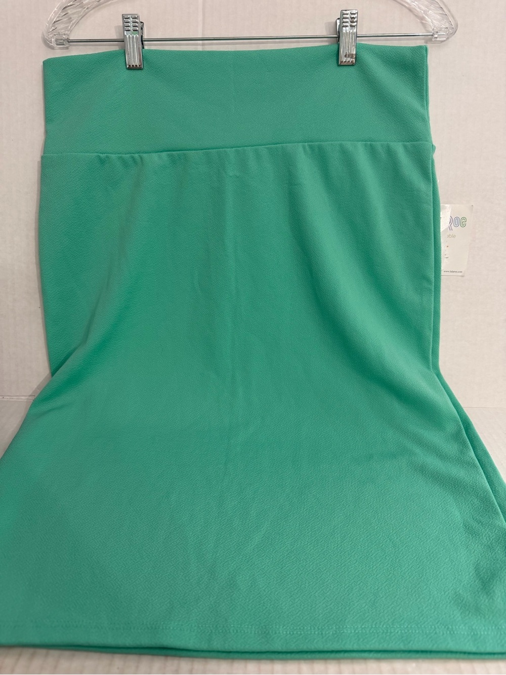 LuLaRoe Pencil Skirt in Bright Teal Green